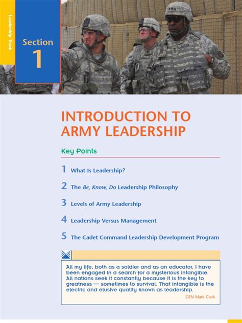 There Live To Ready Army Leadership Development Program