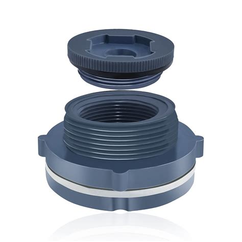 Buy Inch Bulkhead Fitting Water Tank Connector Double Threaded PVC