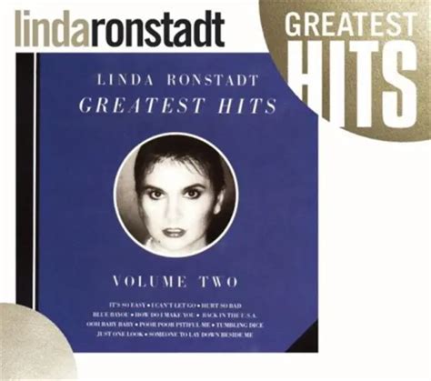 Greatest Hits Volume Two Linda Ronstadt Picclick