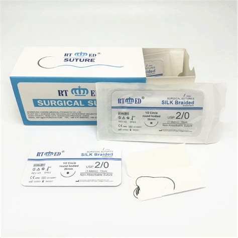 High Quality General Skin Suturessilk Surgical Medical Sutures With