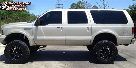 Ford Excursion Fuel Nutz D251 Wheels Matte Black And Milled