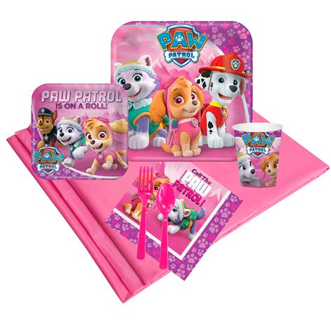 Pink Paw Patrol Girl Party Pack