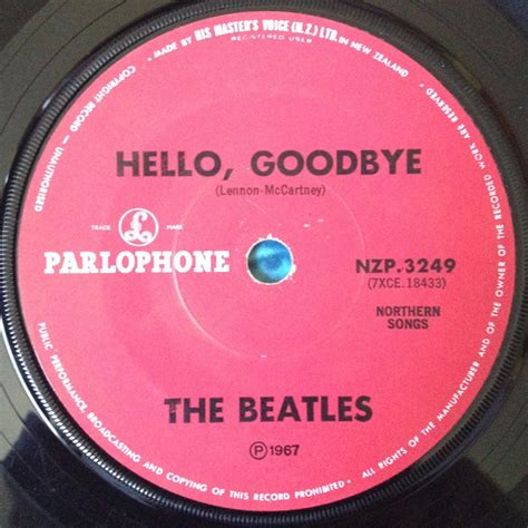 The Beatles Hello Goodbye 1967 Vinyl Discogs