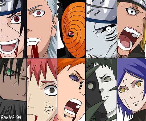 The Many Faces Of Naruto And His Friends In Different Anime Style