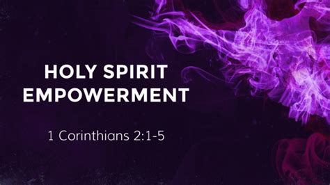 Holy Spirit Empowerment Logos Sermons