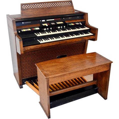 Vintage Hammond Rhythm Ii Organ With Bench Ebth