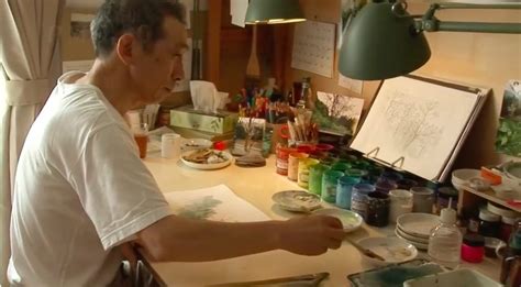 Ghibli Artist Kazuo Oga Painting Process