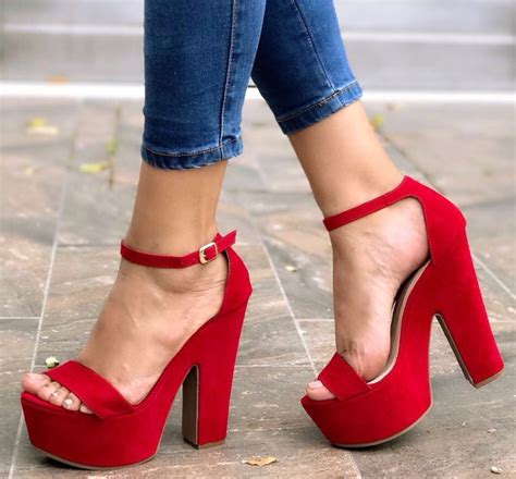 plataformas rojas zapatos de moda hot sex picture