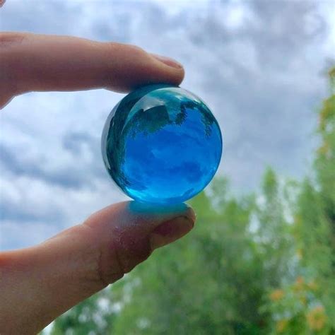 Sky Blue Crystal Ball 15â€ Leaded Crystal Sphere Scrying Orb M
