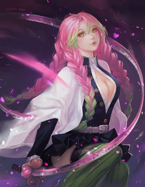 Demon Slayer: 10 Must See Pieces Of Mitsuri Kanroji Fan Art