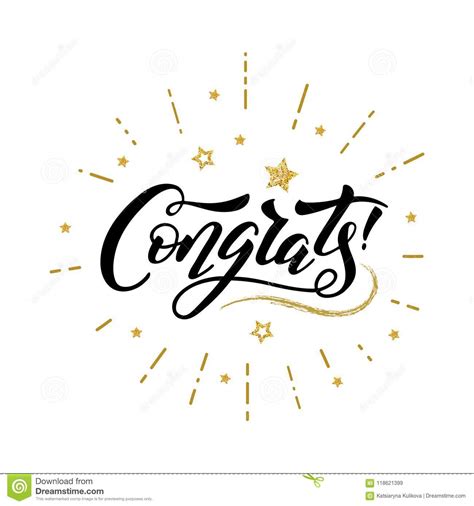 Congratulation Congrats Greeting Card Flyer Poster Hand Drawn Lettering Type Design Throw Up