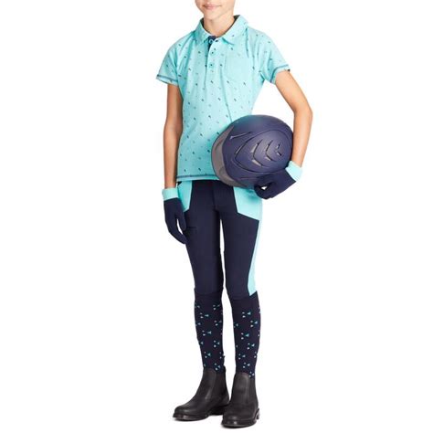 Pantalon équitation Enfant 120 Marine Et Fouganza Decathlon