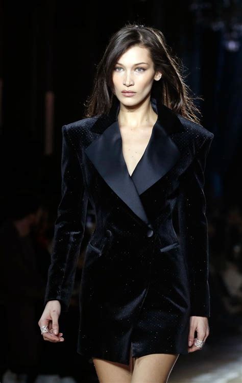 Us Model Bella Hadid Walks The Runway During The Redemption Show As