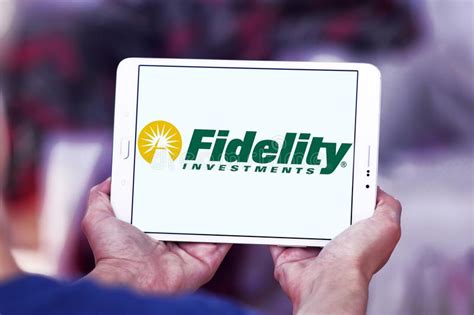 Fidelity Investments Sign Logo On The Branch Facade Of A Financial