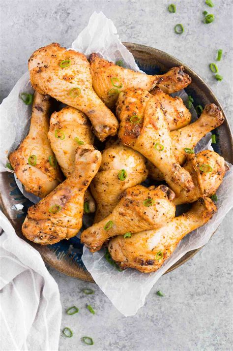 baked chicken legs drumsticks delicious meets healthy