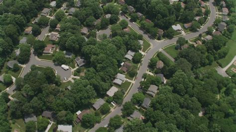 5k Stock Footage Aerial Video Of A Birds Eye View Of A Residential