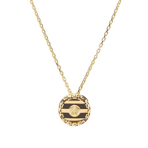 Versace Medusa Pendant Necklace In Gold Metallic For Men Lyst