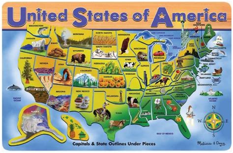 Mapa Turístico De Estados Unidos Mapa De Estados Unidos