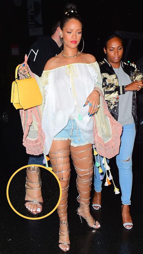 Rihannas Long Toenail Pedicure Is So Bad Gal Its Good Vogue