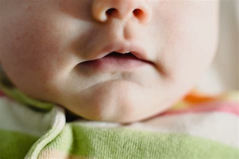 Premium Photo Close Up Of A Babys Mouth