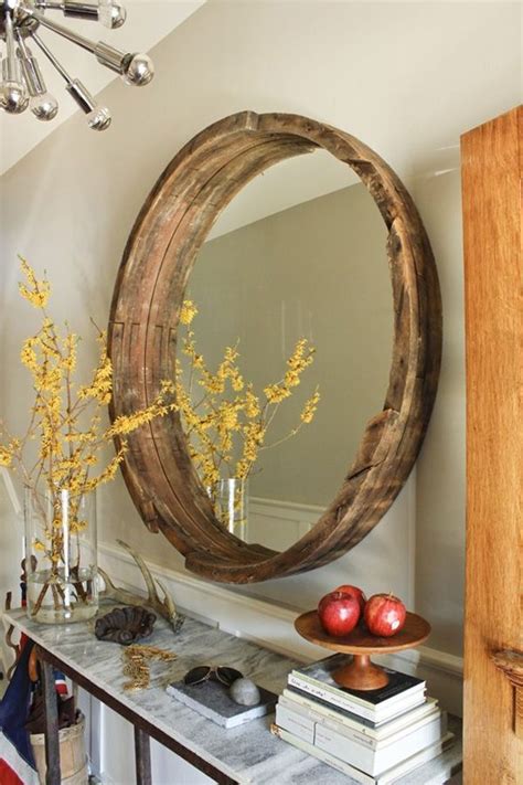 Big bathroom mirror ideas on wall. 15 Creative and Unique DIY Mirror Frames Ideas