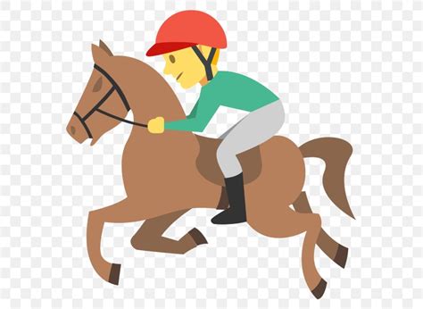 Horse Racing Emoji Equestrian Jockey Png 600x600px Horse Arm Art