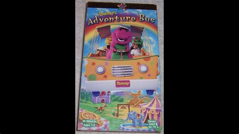 Barneys Adventure Bus 1997 Vhs Youtube