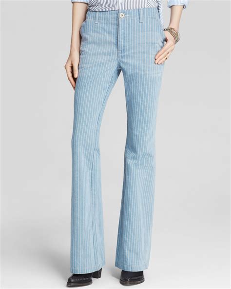 Railroad stripe jeans