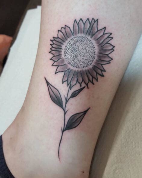 Sunflower Tattoo Ideas Created With Ai Artaistry Off