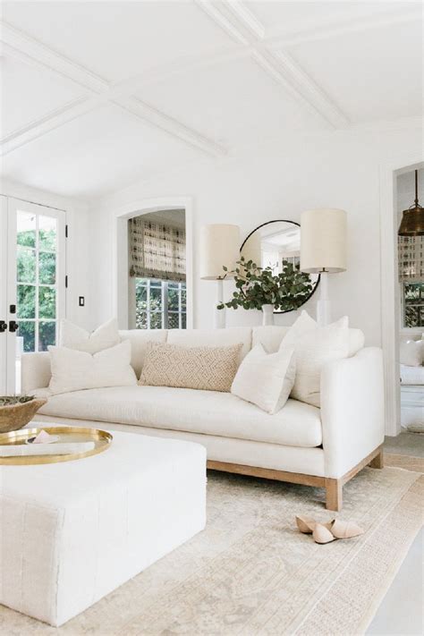 Beautiful White Sofas For Living Room Inspiration Hello Lovely