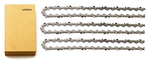 Tallox 3 Pack 18″ Chainsaw Chains 38 Lp 050″ 62 Drive Links Fits