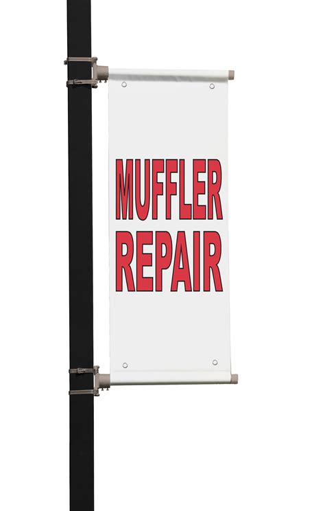 Muffler Repair Auto Body Shop Car Repair Double Sided