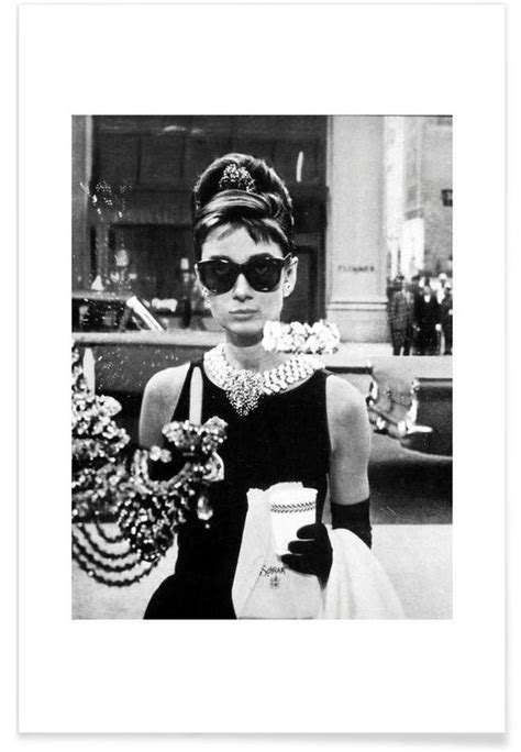 Audrey Hepburn In Breakfast At Tiffanys 1961 Photograph Poster Juniqe