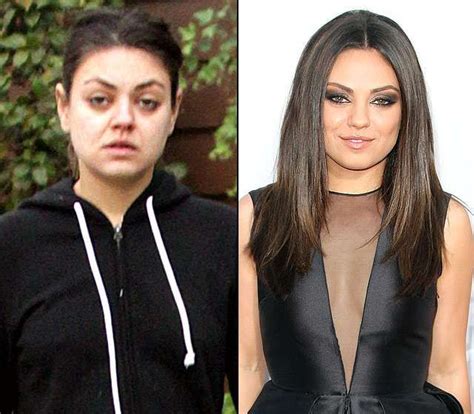 27 célébrités qui n ont plus du tout le même visage sans maquillage