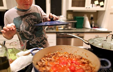 A Mother Lets Her Sons Do The Cooking The New York Times