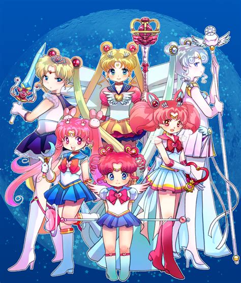 All Of The Moons Sailor Chibi Moon Sailor Moon Usagi Sailor Moon Manga