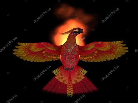 Phoenix Bird Fire — Stock Photo © Coreyford 46236843