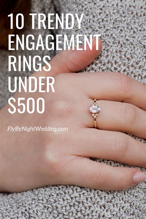 Shop diamond rings under 500 collection at ericdress.com. Trendy, Affordable Engagement Rings Under $500 | Fly By ...