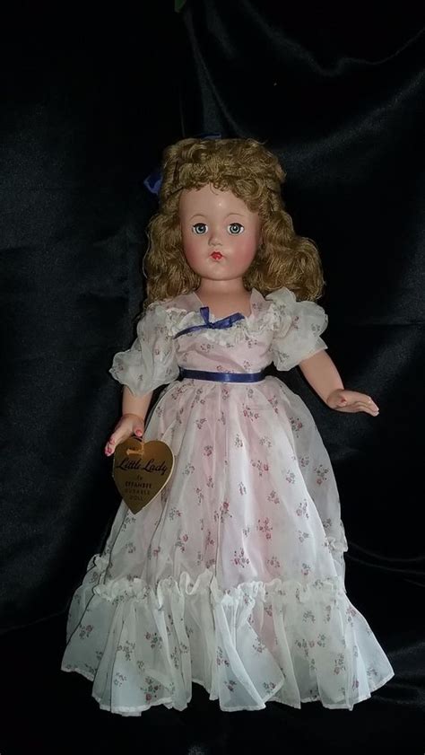 Rare Wwii Effanbee Little Lady Doll With Yarn Hair All Original