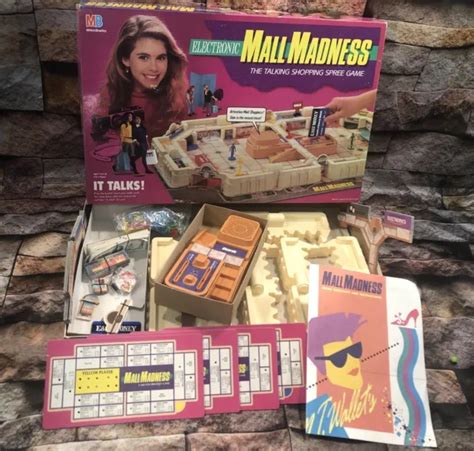 Mall Madness1989electronic Board Game By Milton Bradleyworking Sound