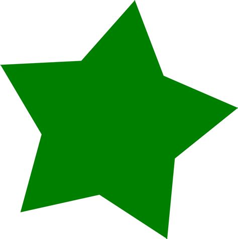 Free Clip Art Green Star Clip Art Library