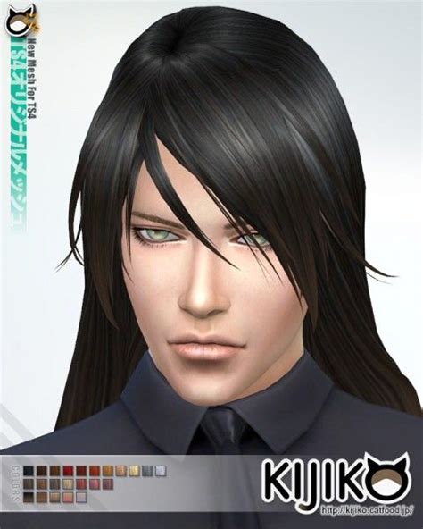 Kijiko Sims White Toyger Kitten Ts4 Edition For Male Sims 4 Hairs