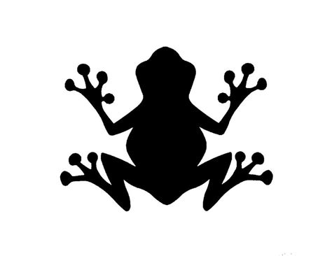 Silhouette Frog Free Clipart