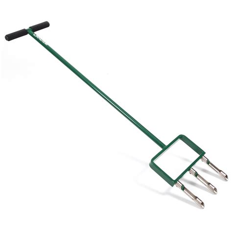 Buy Landzie Hollow Tine Fork Lawn Aerator Inch Manual Stainless Steel Gardening Hand Tool