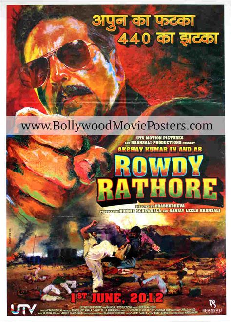 Rowdy Rathore Poster Buy Akshay Kumar Bollywood Movie Poster Online