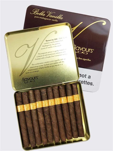 Cao Flavors Bella Vanilla Cigarillos Tin Of 10 Cigars Daily