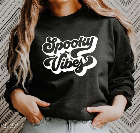 Spooky Vibes Svg Halloween Shirt Svg Happy Halloween Svg Etsy