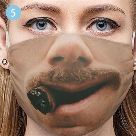 Personalized Dustproof Funny Face Masks Mangoms