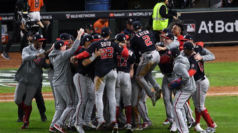 Nationals Beat Astros 6 2 To Win The 2019 World Series Bpr