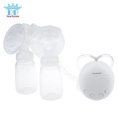 Real Bubee Double Electric Breast Pumps Powerful Nipple Suction Usb